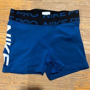 Nike blue athletic shorts. Size medium.